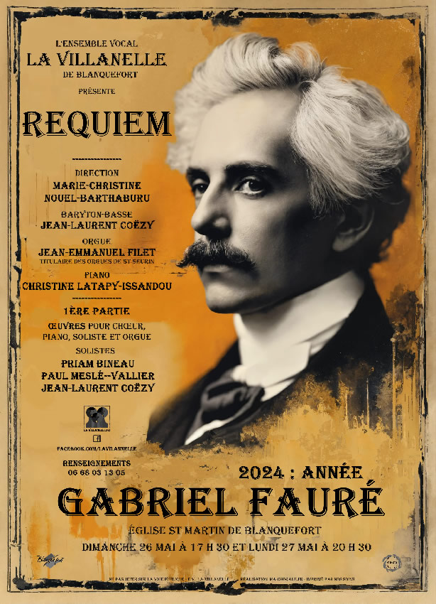 Concert REQUIEM Gabriel Faure - 100 ans
